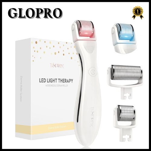 GLOPRO™ الديرما رولر الإلكتورنية المتطورة 3 في 1