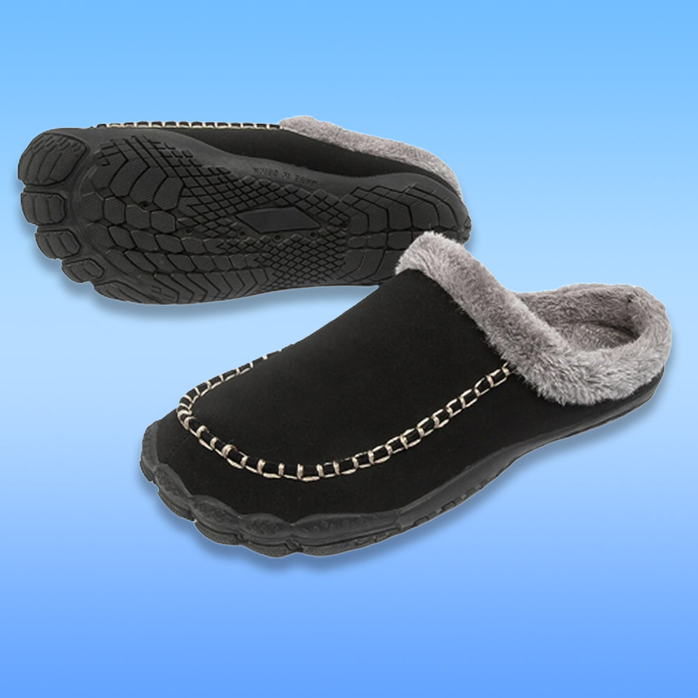 CozyFit™ Warme Fell-Pantoffeln