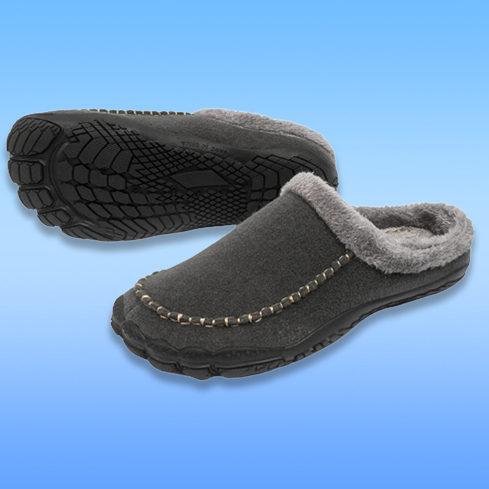 CozyFit™ Warme Fell-Pantoffeln