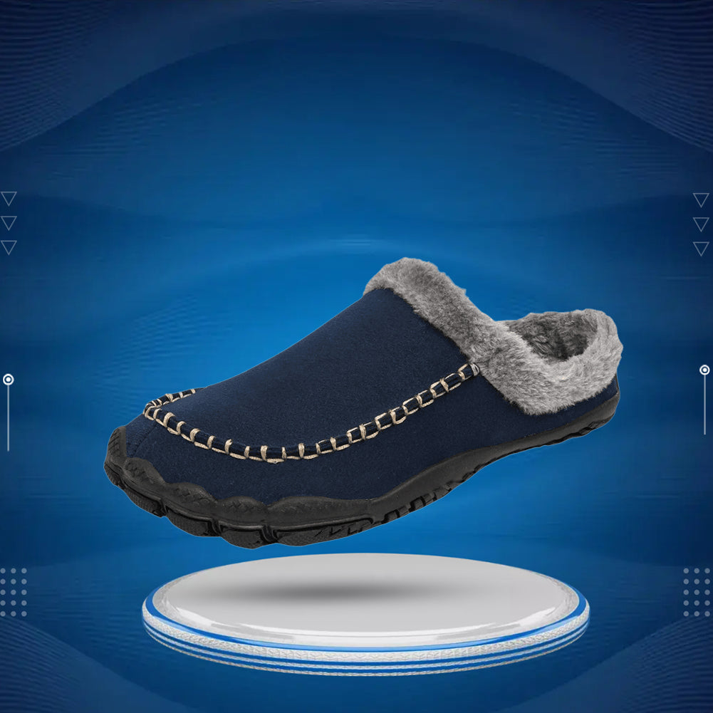 CozyFit™ Warme Fell-Pantoffeln