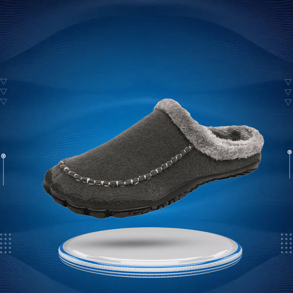 CozyFit™ Warme Fell-Pantoffeln