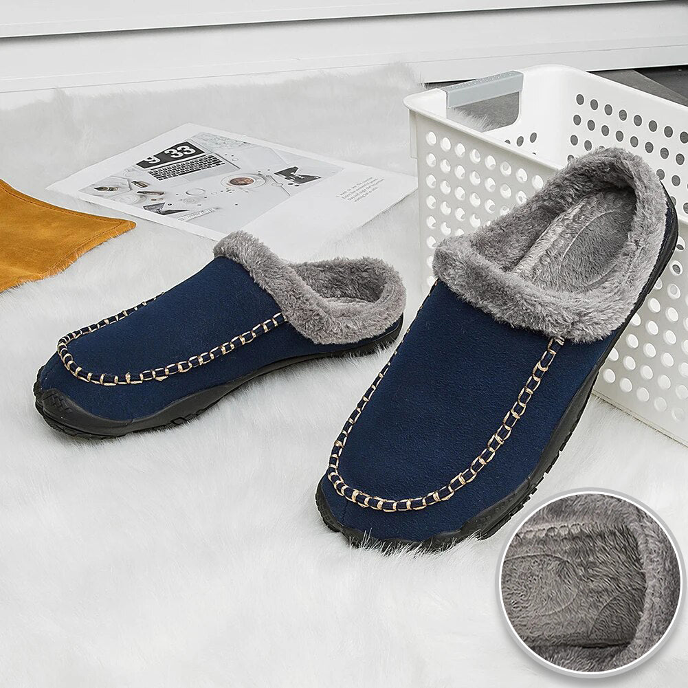 CozyFit™ Warme Fell-Pantoffeln
