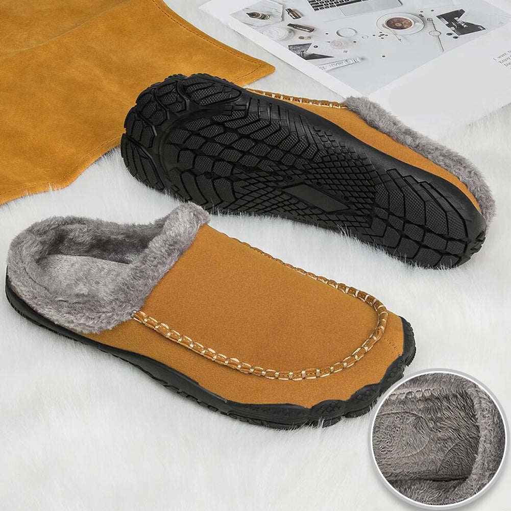 CozyFit™ Warme Fell-Pantoffeln