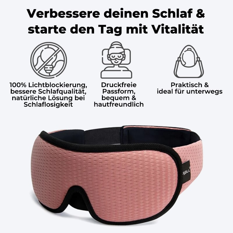 Gesundes Schlafgrundlagenpaket: Sparpaket Migräne Kältetherapie Maske + NapZone™ Schlafmaske + kühlendes Schlafkissen