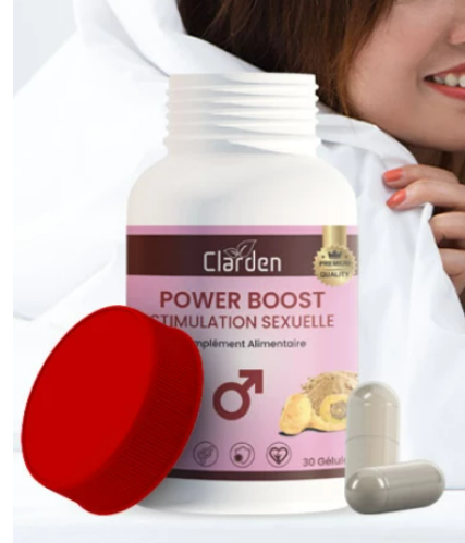 مكمل الماكا لتحفيزو تعزيز القوة الجنسية Power Boost stimulation sexuelle