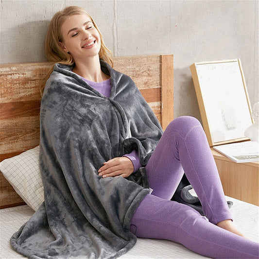 Electric Heated Blanket Cape