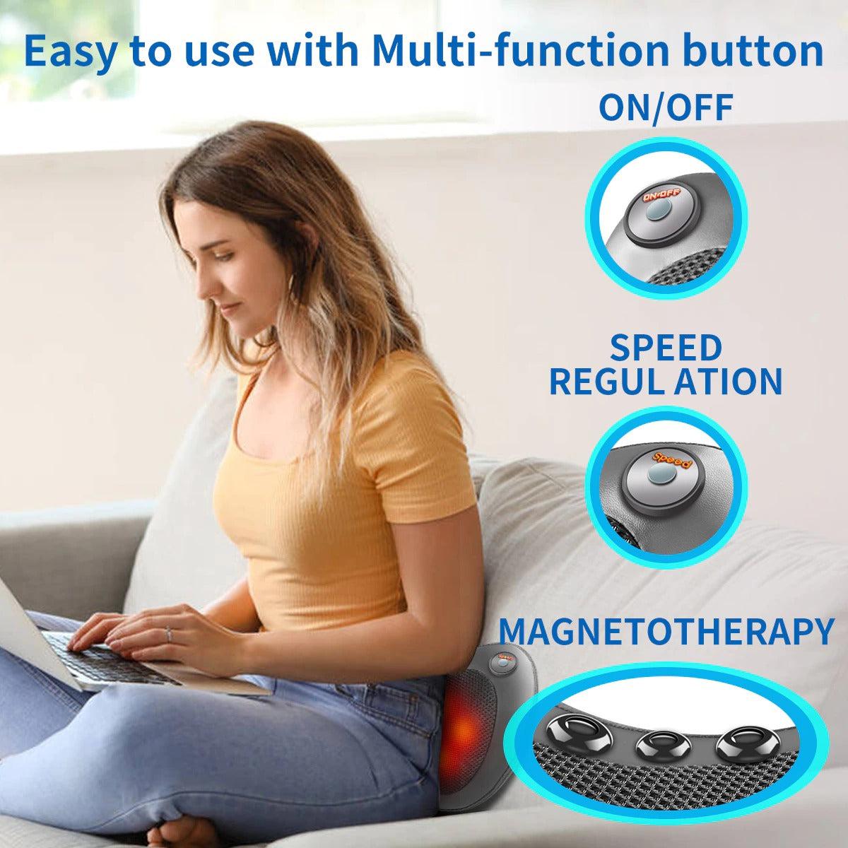 Back Massager Pillow With Heat